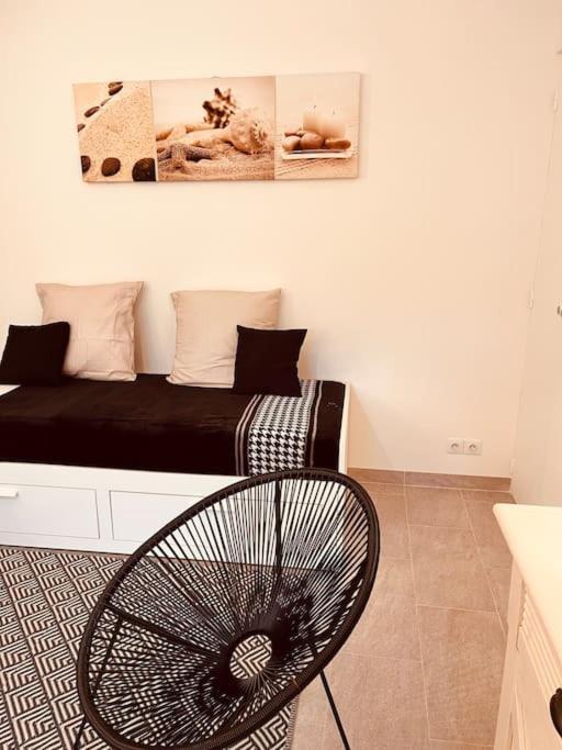Studio Jardin Privatif 300M De La Plage Sainte-Maxime Bagian luar foto